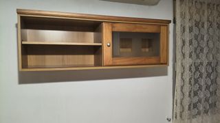 Mueble TV madera y metal