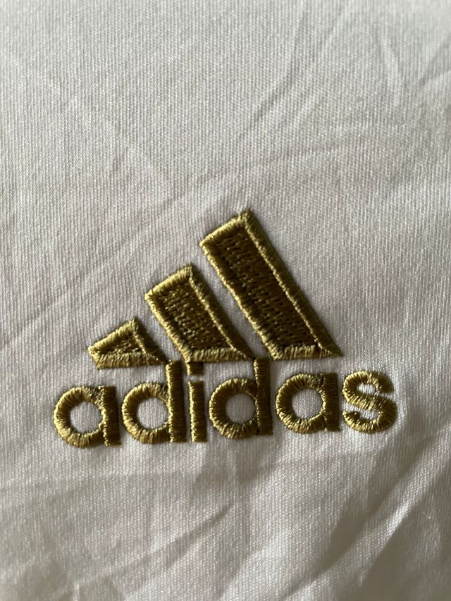 Adidas Edmond Soccer Jersey White & Gold XS