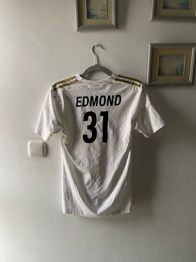 Adidas Edmond Soccer Jersey White & Gold XS