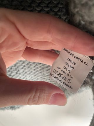 Jersey de lana color verde