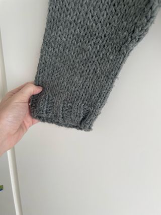 Jersey de lana color verde