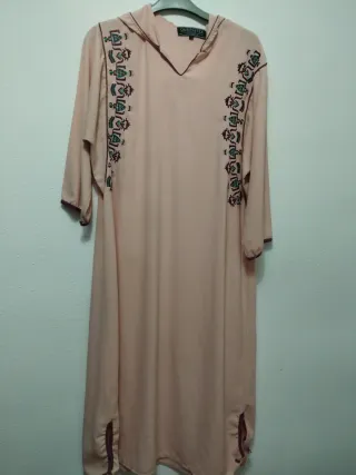 Túnica larga OURS&TEX rosa talla única