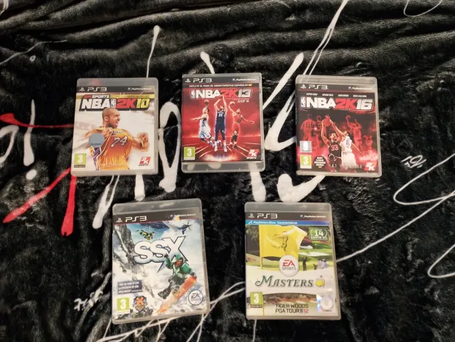 Lote 5 Juegos PS3: NBA 2K, SSX, Masters
