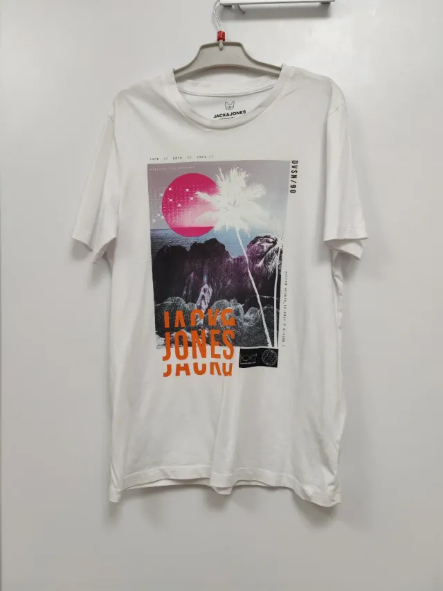 Camiseta Jack & Jones Blanca Talla Junior