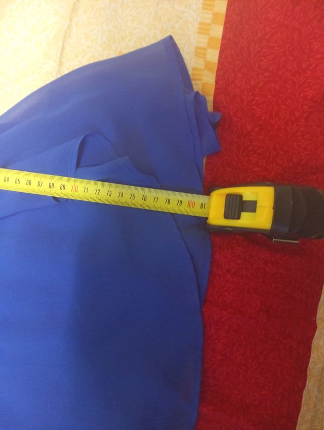 Vestido azul corto Pull and Bear