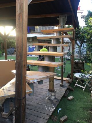 Escalera caracol/recra exterior