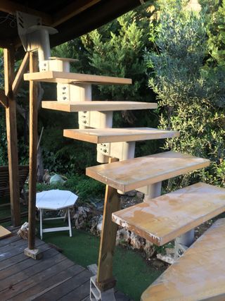 Escalera caracol/recra exterior