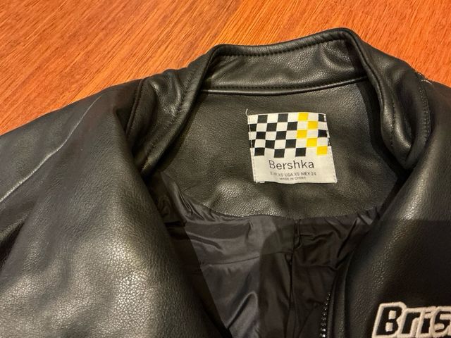 Chaqueta Biker Negra y Roja