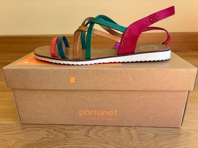Sandalias Porronet Multicolor Talla 38