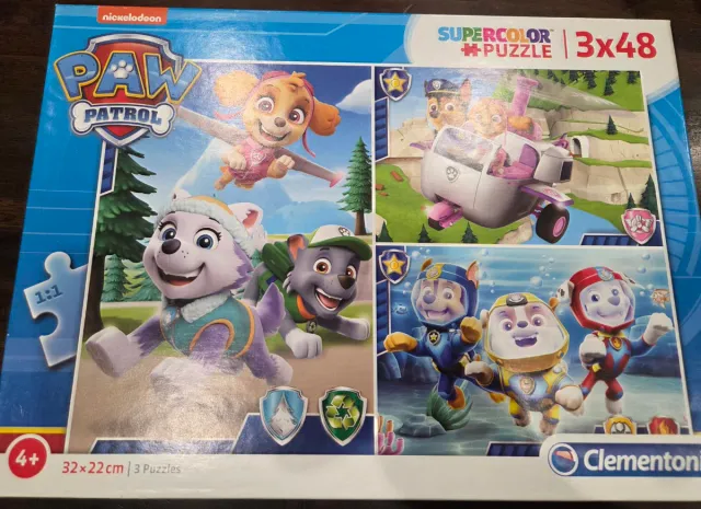 Puzzle Patrulla Canina Clementoni 3x48