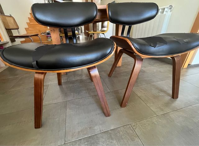 Pareja de sillas de diseño