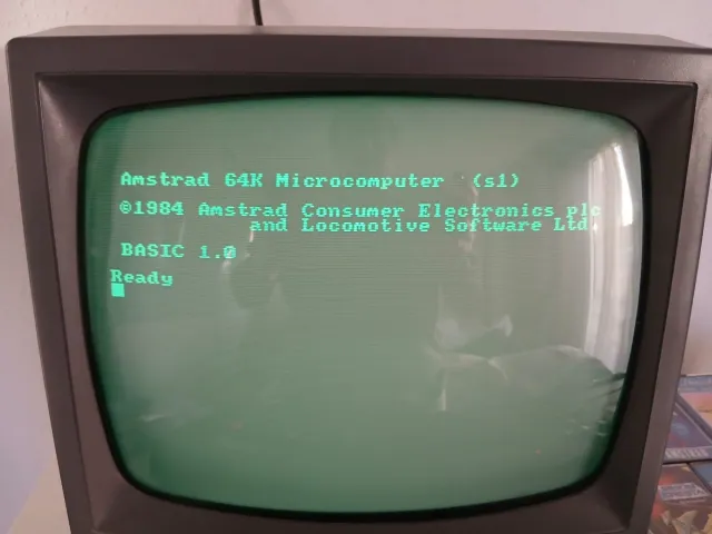 Ordenador Amstrad CPC 464 9 juegos