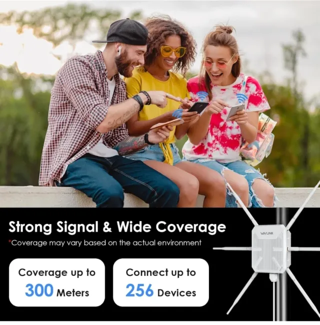 Repetidor WiFi WAVLINK Largo Alcance AX3000