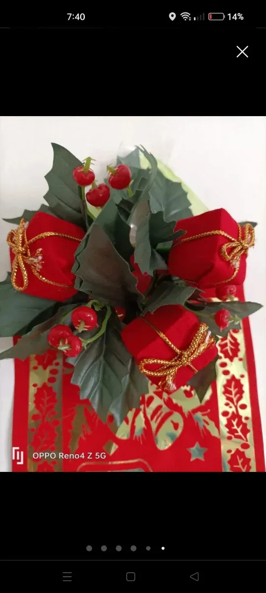 Lote adornos navideños Santa Claus