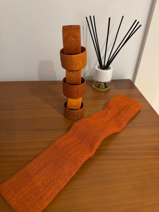 Servilleteros Zara Home Naranja (6 uds)