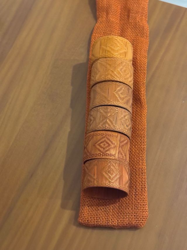 Servilleteros Zara Home Naranja (6 uds)