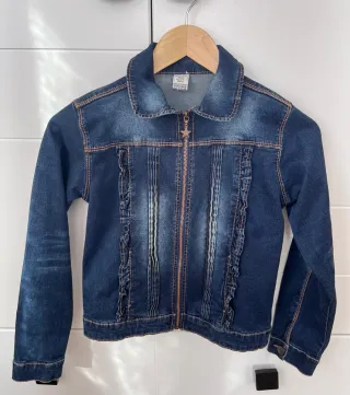 Cazadora vaquera niña