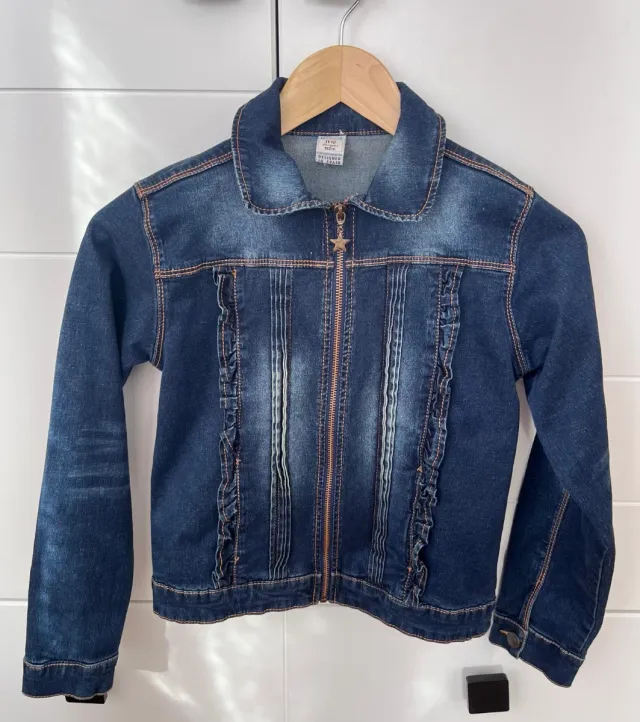 Cazadora vaquera niña