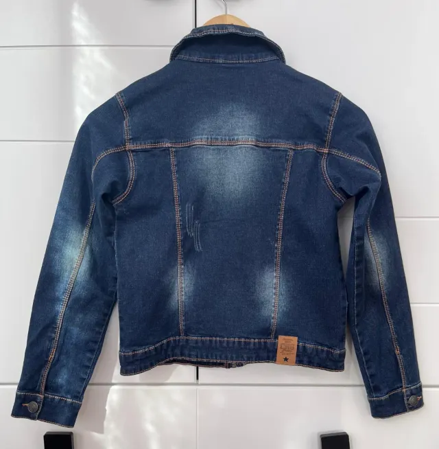 Cazadora vaquera niña