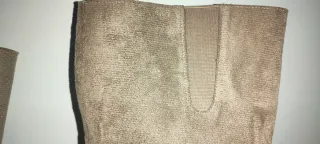 Botas altas marrones con cremallera