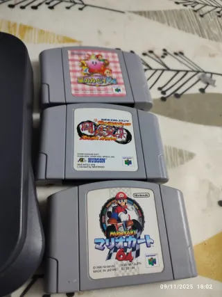 Nintendo 64 Japonesa Negra/Gris