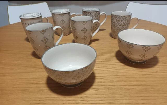 Colección 6 Tazas y 2 Cuencos Amadeus