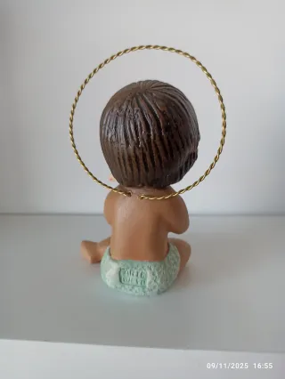 Niño Jesús con cordero de dios arte nuevo Olot