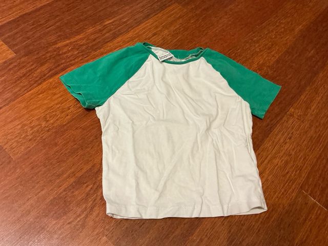 Camiseta manga corta raglán