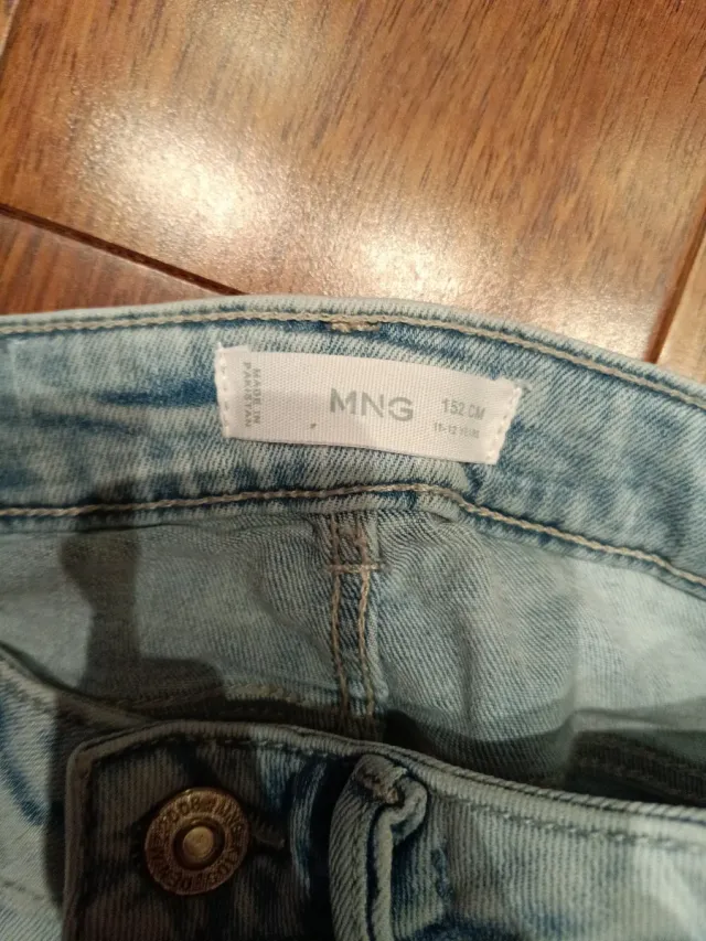 Pantalones cortos vaqueros niña claros