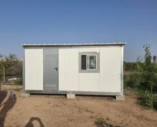 Caseta de obra, oficina o almacén prefabricada