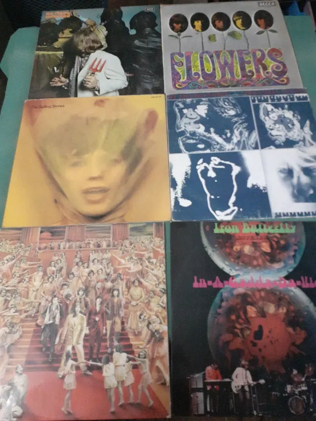 Lote 6 Vinilos LP Rock Internacional