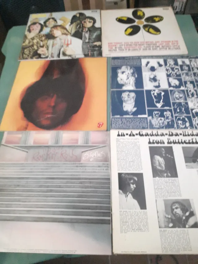 Lote 6 Vinilos LP Rock Internacional