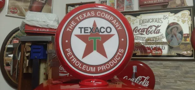 Globo Texaco per pompa benzina