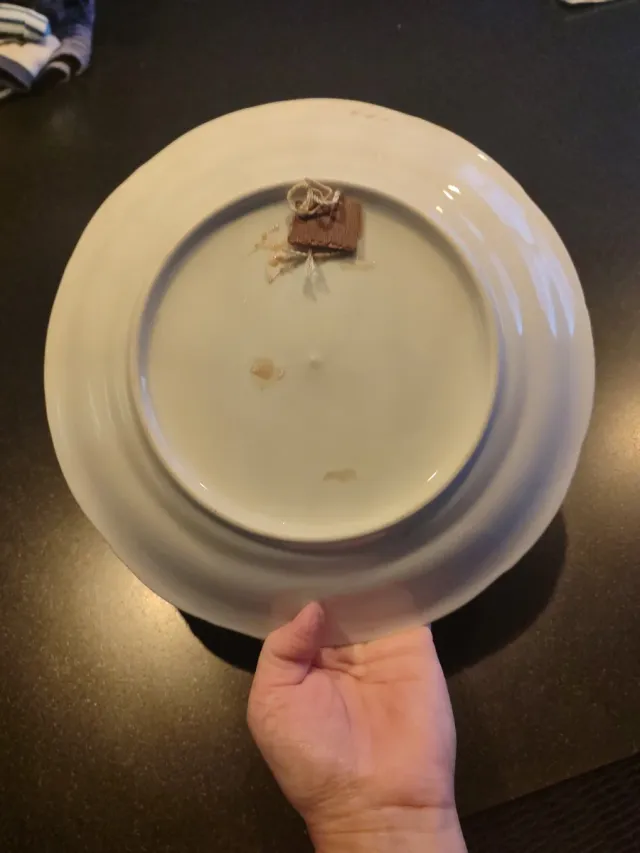 Plato decorativo vintage caza