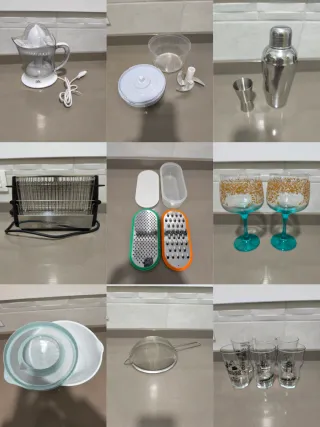 Set Utensili Cucina: Spremiagrumi, Frullatore, Cocktail