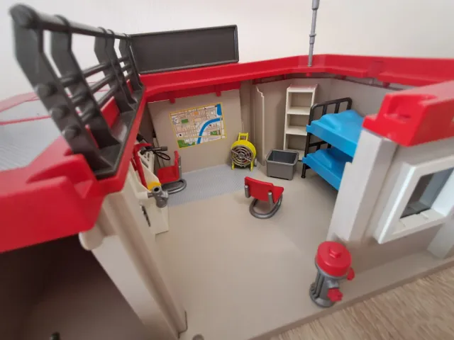 Lote Playmobil Bomberos: Coche, Helicóptero y Fig