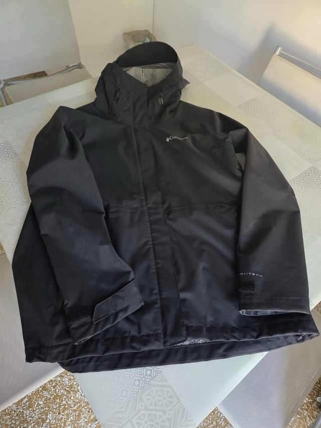Giacca sportiva Columbia nera donna taglia 44