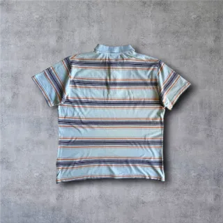 Lacoste Striped Polo Shirt Authentic Vintage Style