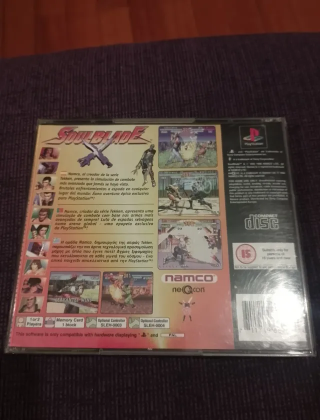 Soul Blade Namco PlayStation PAL