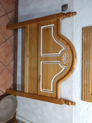 Cabezal cama 1.05m madera