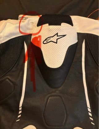 Conjunto 2 piezas moto Alpinestars piel