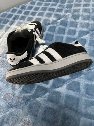 Zapatos Adidas Campus Negros y Blancos