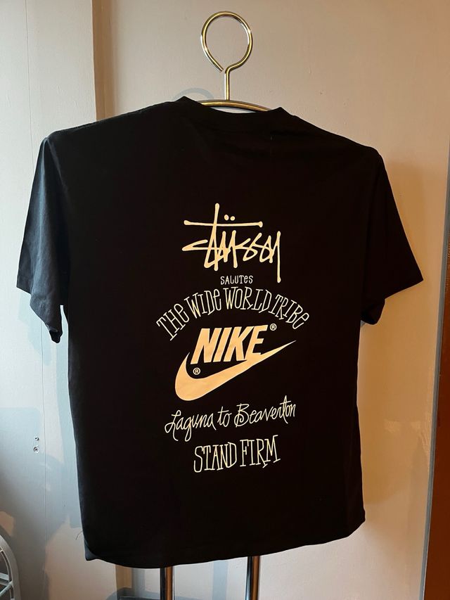 Camiseta Nike x Stussy Negra Edición Limitada