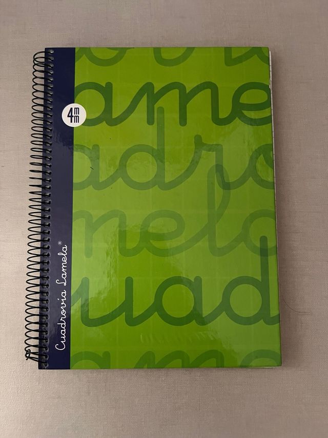 Cuaderno Lamela A5 tapa dura espiral 4mm