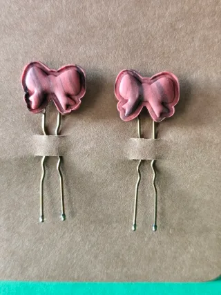 Lote 5 sets tocados horquillas arcilla polimérica