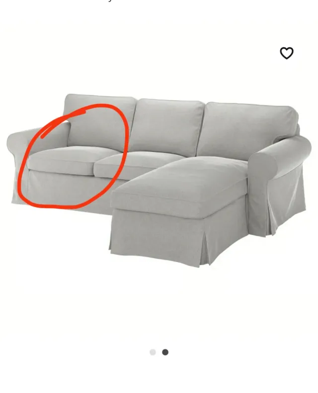 Funda Sofá EKTORP Ikea Gris