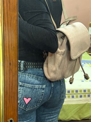 Mochila Parfois Rosa Palo