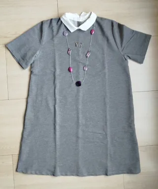 Vestido Pull&Bear Gris Talla 42