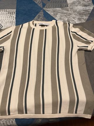 Jersey BERSHKA rayas manga corta verano