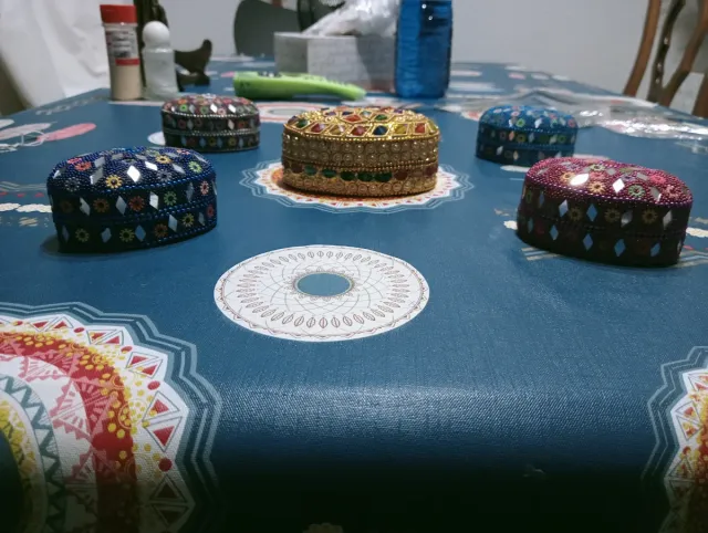 Cajas decoradas estilo joyero